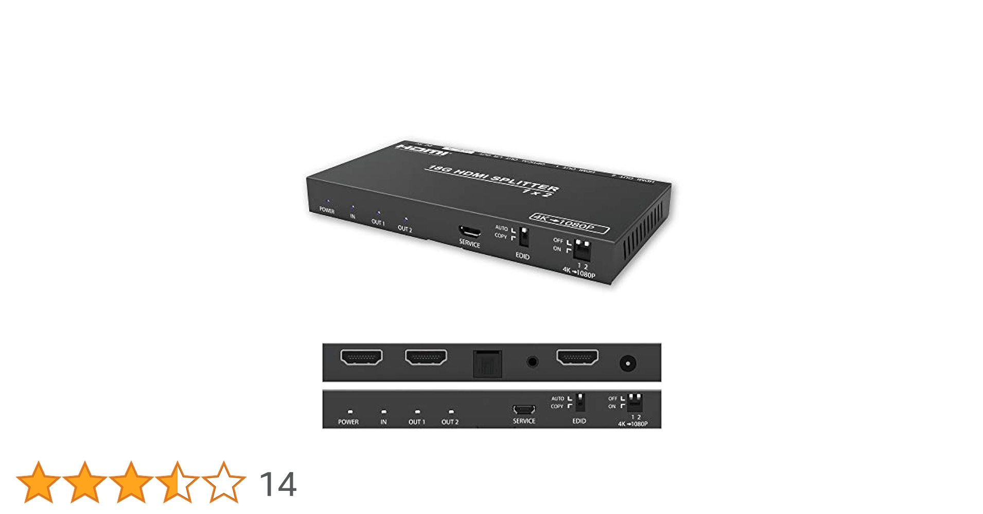 DAIAD HDMI eARCマトリックス 音声分離 4K切替器分配器セレクター Amazon | DAIAD HDMI マトリックス eARC対応 8K 60Hz 音声分離